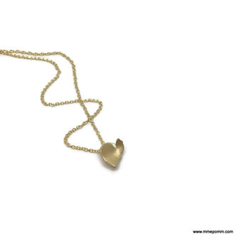Sweetheart ketting 'oud' goud 