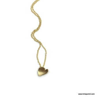 Sweetheart ketting 'oud' goud 
