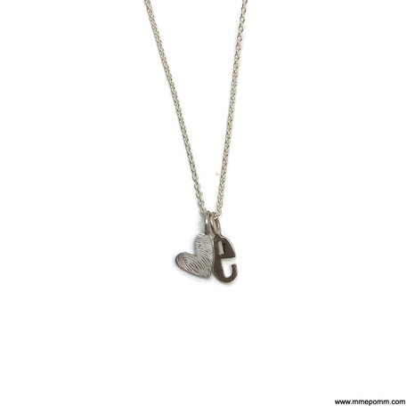 dikGedrukt | Collier set Happy/Vingerafdruk