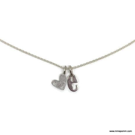 dikGedrukt | Collier set Happy/Vingerafdruk