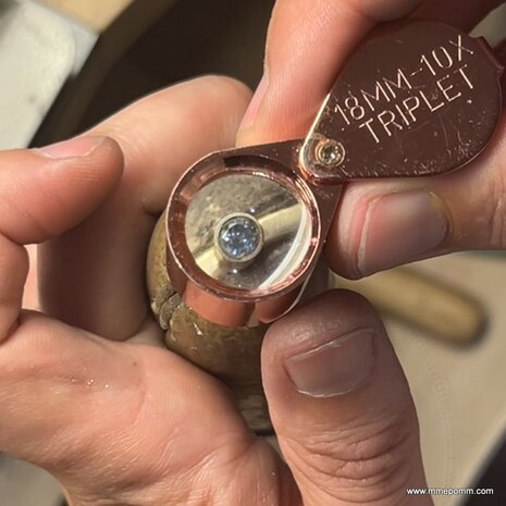 Aanschuifring 14k geelgoud | Aquamarijn &gt; Maart