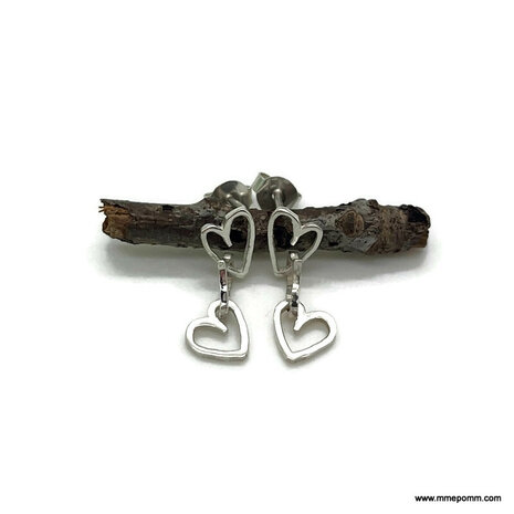 Open Sweetheart oorbellen | ROSE